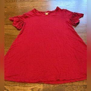 Mossimo Supply Co ruffled sleeve dress small